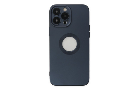 Newface iPhone 13 Pro Max Kılıf Vamos Lens Silikon - Lacivert
