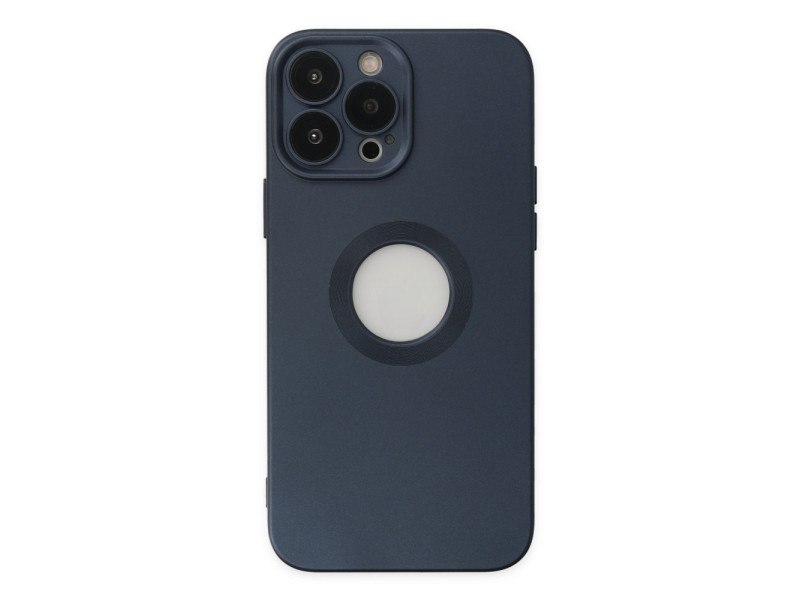 Newface iPhone 13 Pro Max Kılıf Vamos Lens Silikon - Lacivert
