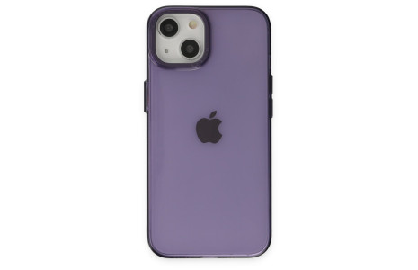 Newface iPhone 14 Kılıf Anka PC Sert Metal Kapak - Mor