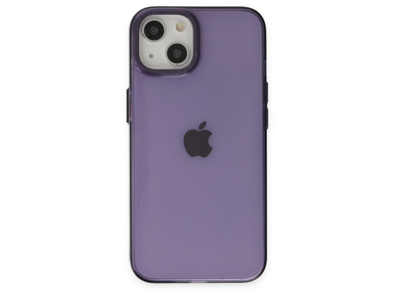 Newface iPhone 14 Kılıf Anka PC Sert Metal Kapak - Mor