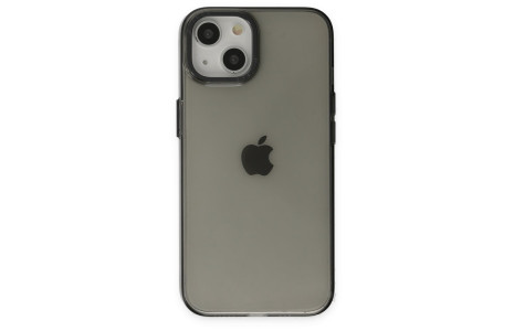 Newface iPhone 14 Kılıf Anka PC Sert Metal Kapak - Siyah