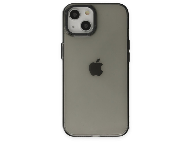 Newface iPhone 14 Kılıf Anka PC Sert Metal Kapak - Siyah