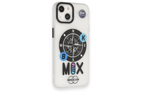 Newface iPhone 14 Kılıf Apollo Magneticsafe Desenli Kapak - Apollo Şeffaf - 3