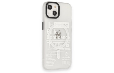 Newface iPhone 14 Kılıf Apollo Magneticsafe Desenli Kapak - Apollo Şeffaf - 4