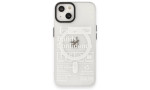 Newface iPhone 14 Kılıf Apollo Magneticsafe Desenli Kapak - Apollo Şeffaf - 4