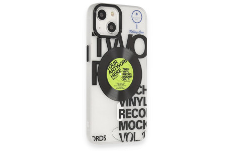 Newface iPhone 14 Kılıf Apollo Magneticsafe Desenli Kapak - Apollo Şeffaf - 5