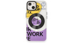 Newface iPhone 14 Kılıf Apollo Magneticsafe Desenli Kapak - Apollo Şeffaf - 6