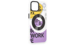 Newface iPhone 14 Kılıf Apollo Magneticsafe Desenli Kapak - Apollo Şeffaf - 6