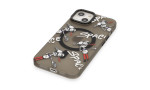 Newface iPhone 14 Kılıf Apollo Magneticsafe Desenli Kapak - Apollo Siyah - 3