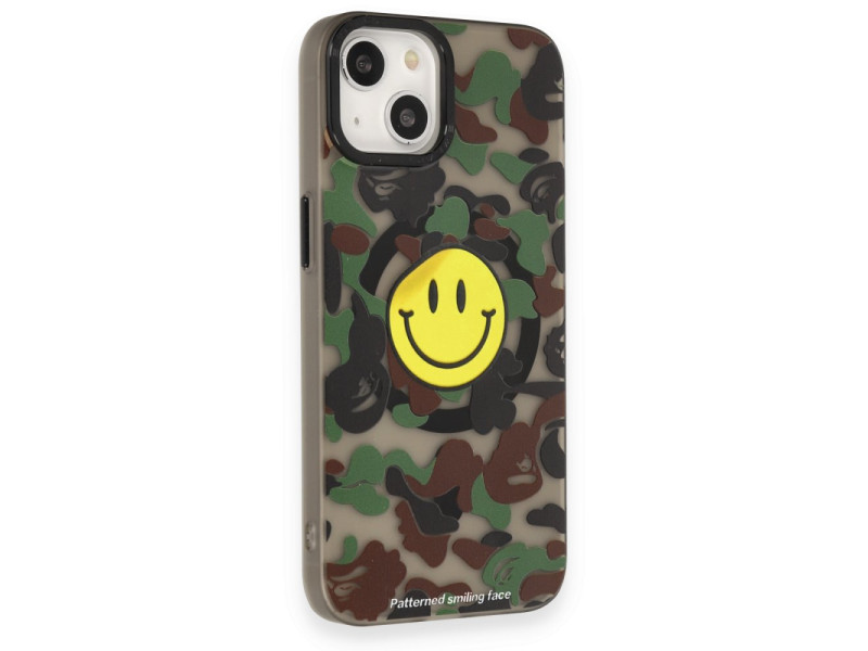 Newface iPhone 14 Kılıf Apollo Magneticsafe Desenli Kapak - Apollo Siyah - 4