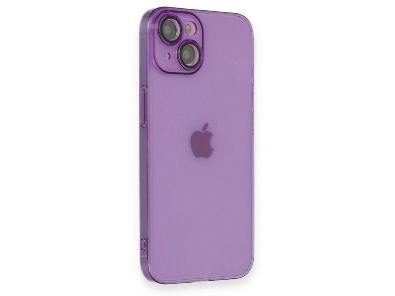 Newface iPhone 14 Kılıf Armada Lensli Kapak - Derin Mor