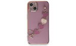 Newface iPhone 14 Kılıf Esila Silikon - Mor