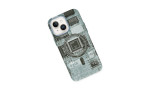 Newface iPhone 14 Kılıf Fosforlu Metal Slim Magneticsafe Kapak - Yeşil