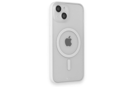 Newface iPhone 14 Kılıf Grand Magneticsafe Kapak - Beyaz