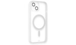 Newface iPhone 14 Kılıf Grand Magneticsafe Kapak - Beyaz