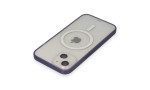 Newface iPhone 14 Kılıf Grand Magneticsafe Kapak - Mor