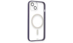 Newface iPhone 14 Kılıf Grand Magneticsafe Kapak - Mor