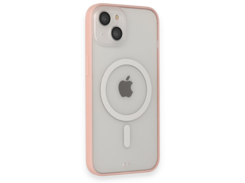 Newface iPhone 14 Kılıf Grand Magneticsafe Kapak - Pembe