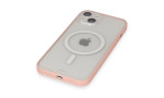 Newface iPhone 14 Kılıf Grand Magneticsafe Kapak - Pembe