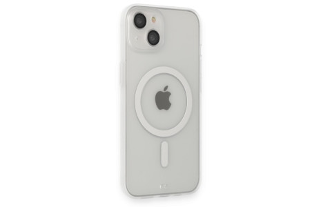Newface iPhone 14 Kılıf Grand Magneticsafe Kapak - Şeffaf