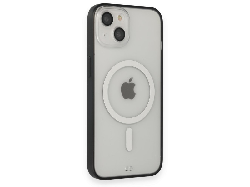 Newface iPhone 14 Kılıf Grand Magneticsafe Kapak - Siyah