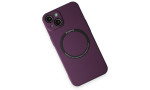 Newface iPhone 14 Kılıf Jack Magneticsafe Lens Silikon - Mürdüm