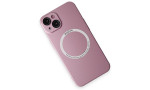Newface iPhone 14 Kılıf Jack Magneticsafe Lens Silikon - Rose Gold