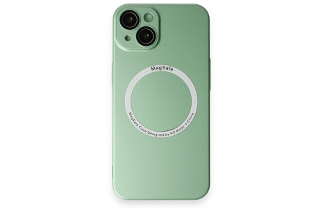 Newface iPhone 14 Kılıf Jack Magneticsafe Lens Silikon - Yeşil