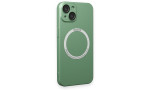 Newface iPhone 14 Kılıf Jack Magneticsafe Lens Silikon - Yeşil