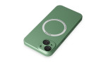 Newface iPhone 14 Kılıf Jack Magneticsafe Lens Silikon - Yeşil