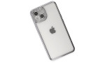 Newface iPhone 14 Kılıf Joke Taşlı Silikon - Gümüş
