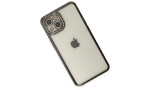 Newface iPhone 14 Kılıf Joke Taşlı Silikon - Siyah