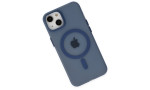 Newface iPhone 14 Kılıf Lodos Magneticsafe Mat Kapak - Mavi