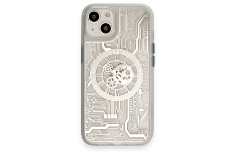 Newface iPhone 14 Kılıf Magic Magneticsafe Silikon - Şeffaf