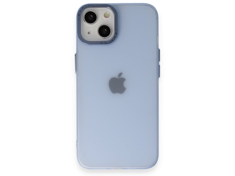 Newface iPhone 14 Kılıf Modos Metal Kapak - Mavi