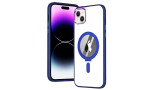 Newface iPhone 14 Kılıf Mudo Magneticsafe Standlı Kapak - Lacivert
