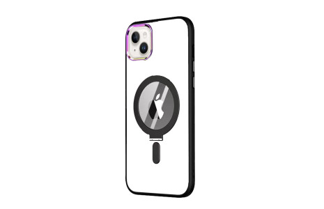 Newface iPhone 14 Kılıf Mudo Magneticsafe Standlı Kapak - Siyah