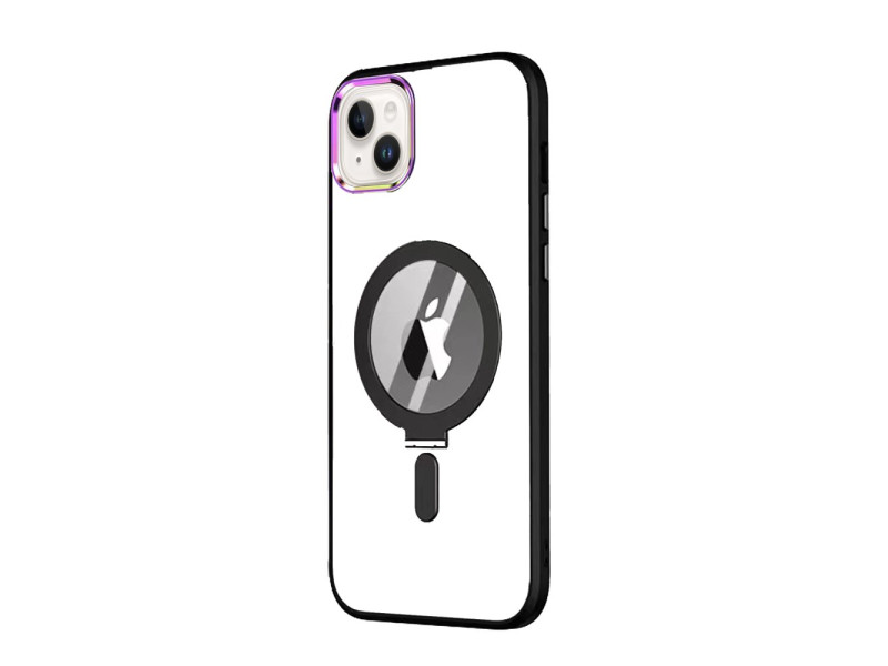 Newface iPhone 14 Kılıf Mudo Magneticsafe Standlı Kapak - Siyah