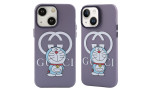 Newface iPhone 14 Kılıf Prada Desenli Kapak - Prada Mor - 3