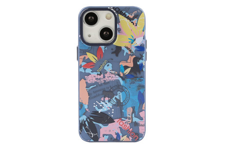 Newface iPhone 14 Kılıf Prada Desenli Kapak - Prada Pembe - 1