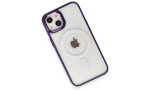Newface iPhone 14 Kılıf Room Magneticsafe Silikon - Derin Mor