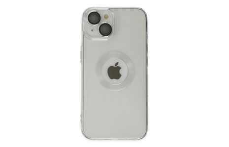 Newface iPhone 14 Kılıf Santa Lens Silikon - Şeffaf