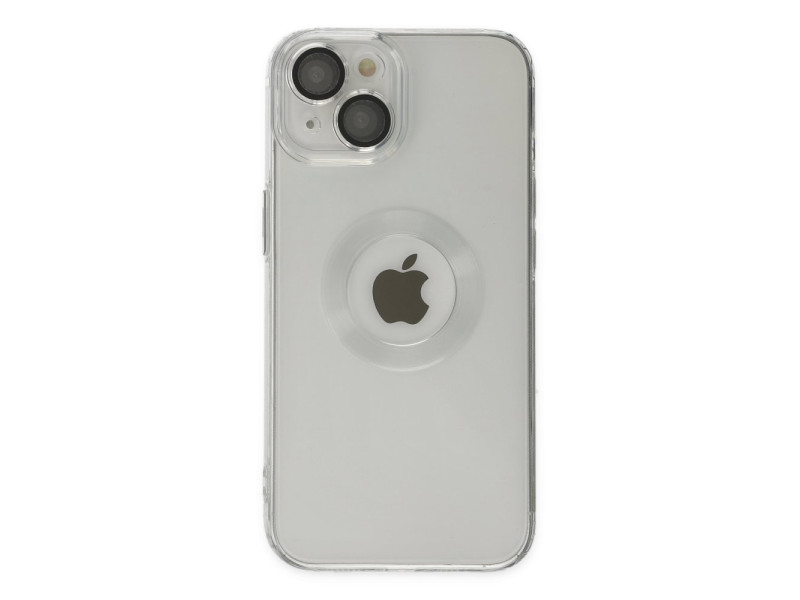 Newface iPhone 14 Kılıf Santa Lens Silikon - Şeffaf