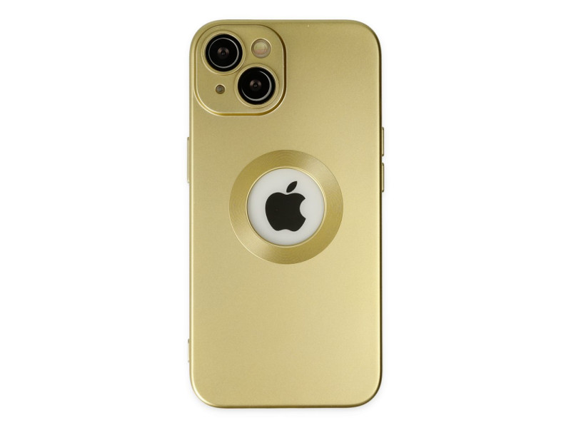 Newface iPhone 14 Kılıf Vamos Lens Silikon - Gold
