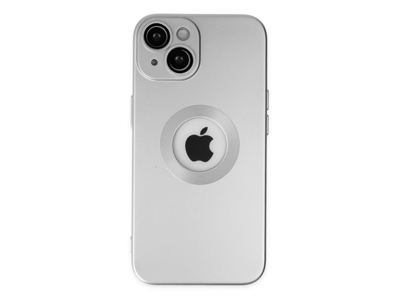 Newface iPhone 14 Kılıf Vamos Lens Silikon - Gümüş