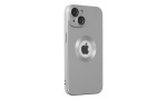 Newface iPhone 14 Kılıf Vamos Lens Silikon - Gümüş
