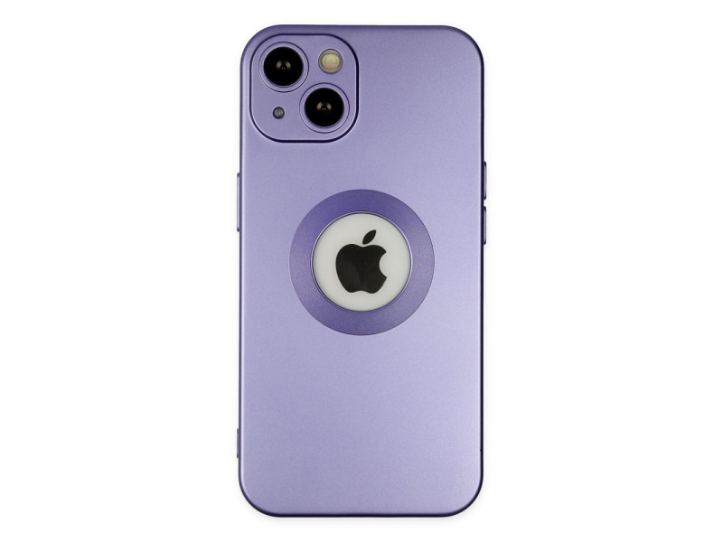 Newface iPhone 14 Kılıf Vamos Lens Silikon - Lila