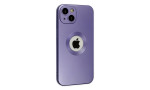 Newface iPhone 14 Kılıf Vamos Lens Silikon - Lila