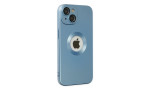 Newface iPhone 14 Kılıf Vamos Lens Silikon - Mavi