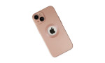 Newface iPhone 14 Kılıf Vamos Lens Silikon - Rose Gold
